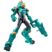 Eroii Quantum: figurina de acțiune Dinoster Oz cu armură verde 20 cm