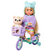Evi Love: Teddy Bike – Set de joacă cu bicicletă - Simba Toys