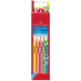 Faber-Castell: GRIP Jumbo Neon set creioane colorate - 5 bucăţi