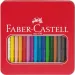 Faber-Castell: Jumbo Grip creion colorat set în cutie de metal 16 bucăţi