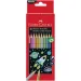 Faber-Castell: Set creioane colorate 10 bucăţi culori metal