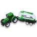 Farm Truck: Set tractor verde din două părți cu remorcă