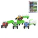 Farm World: 4 bucăți set tractor agricol cu ​​remorcă 1/64