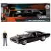 Fast & Furious: 1970 Dodge Charger model de mașină din metal cu figurina Dom 1/24 - Simba Toys imaginea 1