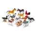 Faunica: Set de figurine cu animale de fermă 12 buc - Woodyland imaginea 2