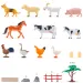 Faunica: Set de joacă cu animale de fermă în găleată - Woodyland imaginea 2