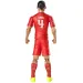 Figură de acțiune fotbalist, 20 cm - Liverpool, Van Dijk în tricoul cu numărul 4 imaginea 3