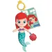 Figură din pluș Disney Baby Ariel cu jucărie de mestecat 33cm - Clementoni imaginea 1