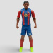 Figurină de acțiune fotbalist, 20 cm - FC Barcelona, Rashford cu tricoul numărul 14