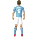 Figurină de acțiune fotbalist, 20 cm - Manchester City, De Bruyne cu tricoul numărul 17