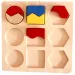 Jucărie din lemn cu forme 18 piese