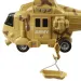 Forțele Armate: elicopter de luptă cu model de camuflaj bej cu efecte de lumină și sunet la scară 1/20 21cm imaginea 3