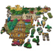 Franța, locuri celebre - puzzle din lemn de 1000 de piese - Trefl