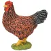 Găină maro figurină de joacă - Bullyland