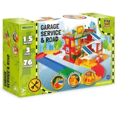 Garaj cu trei etaje cu drum și accesorii - Wader imaginea 1