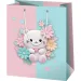 Geantă de cadou mare cu model de ursuleț drăguț 26x13x33cm