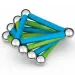 Geomag Green Line Classic joc de construcție magnetic 25buc. imaginea 4