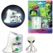 Glow'N Fun Slime Alien: Slime fluorescent în butoaie cu ulei cu figurina extraterestră imaginea 2