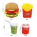 Gourmet hamburger set mâncare