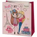 Green Grass Bestie girly pungă cadou mijlocie 20x9x23cm
