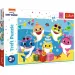 Happy Baby Shark family 24 bucăți Maxi puzzle - Trefl