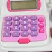 Happy Shopping: Casă de marcat electronică alb-roz cu sunet si accesorii 22,5x17cm