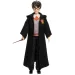 Harry Potter: Harry păpușă în robă cu baghetă magică - Mattel imaginea 2