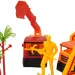 Heavy Duty: Set de jucării de construcție cu mașini și accesorii