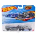 Hot Wheels: Camion Semi Twin Mill gri 1/64 – Mattel