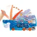 Hot Wheels City: Transformabil Ultimate Transportor de Mașini T-Rex - Mattel imaginea 2