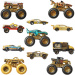 Hot Wheels Monster Trucks: Pachet multiplu cu 11 mașinuțe campioane - Mattel