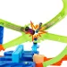 Hot Wheels Stunt Tracks Cascada de rampă set de autostradă - Mattel imaginea 3