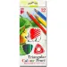 ICO: Creion colorat triunghi 12 bucăţi
