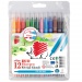 ICO: SUNI 300 DUO marker două capete set 12 bucăți