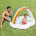 intex: Piscină baby curcubeu gonflabilă 142x119x84cm