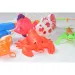 Jucărie de pescuit colorată cu pește și crabi, undiță 47 cm