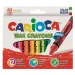 Jumbo set cretă cerată 24 bucăţi - Carioca