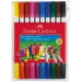 Marker care se poate spăla de 10 bucăţi - Faber-Castell