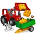 LEGO Duplo: Tractor cu remorca si cupa (5647)