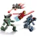 LEGO® Marvel: Iron Man și War Machine vs. dronele Hammer (76320) imaginea 3