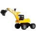 LENA: Excavator uriaș negru/gălbenuș 65cm imaginea 1