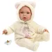 Llorens: Julia păpușă în haine simpatice cu suzetă 42cm