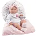 Llorens: păpușă fetiță nou-născută de 38 cm cu sac de dormit roz imaginea 3