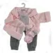 Llorens: set haine de păpușă ursuleț cu pantaloni iepure pentru păpuși de 43cm