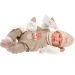 Llorens: Tina, păpușă nou-născută de 44 cm, cu sunete, îmbrăcată într-un costum cu vulpiță imaginea 2