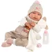 Llorens: Tina, păpușă nou-născută de 44 cm, cu sunete, îmbrăcată într-un costum cu vulpiță imaginea 3