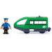 Locomotivă electronică modernă verde - Woodyland