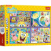 Lumea ciudată a lui SpongeBob puzzle 4x250 piese - Trefl
