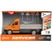 Luna: Camion de întreținere a drumurilor cu lumini, sunete și semne de circulație 1/16 imaginea 1