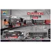Luna: Set de tren clasic cu locomotivă cu aburi de 10 piese cu șine de 80 cm, cu lumină și sunet imaginea 1